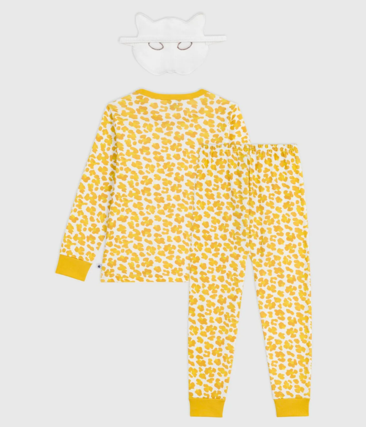 Petit Bateau Schlafanzüge, Pyjamas|Schlafanzüge, Nachthemden*Kinder-Pyjama zum Verkleiden aus Baumwolle mit Leoparden-Motiv weiss MARSHMALLOW/weiss MULTICO