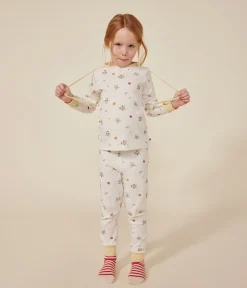 Petit Bateau Schlafanzüge, Pyjamas|Schlafanzüge, Nachthemden*Kinder-Pyjama zum Verkleiden aus Baumwolle mit Raumfahrtmotiven weiss MARSHMALLOW/weiss MULTICO
