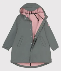Petit Bateau Mäntel, Jacken, Regenjacken*Kinder-Regenjacke mit zwei Farben grün THUYA:CHARME