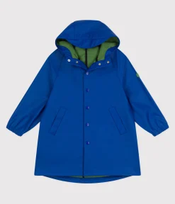 Petit Bateau Mäntel, Jacken, Regenjacken*Kinder-Regenjacke mit zwei Farben blau SURF/ PALMERAIE