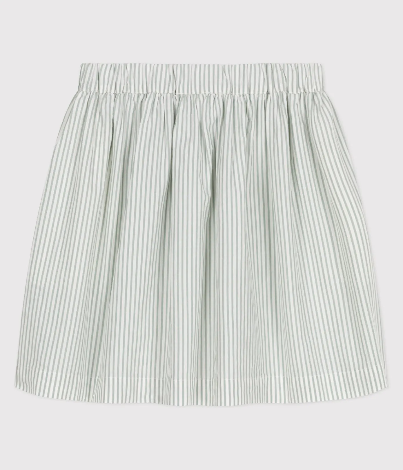 Petit Bateau Kleider, Röcke*Kinder-Rock aus Baumwolle mit Streifen PAUL/ ECUME