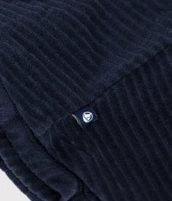 Petit Bateau Kleider, Röcke*Kinder-Rock aus Bouclette-Samt für Mädchen blau SMOKING