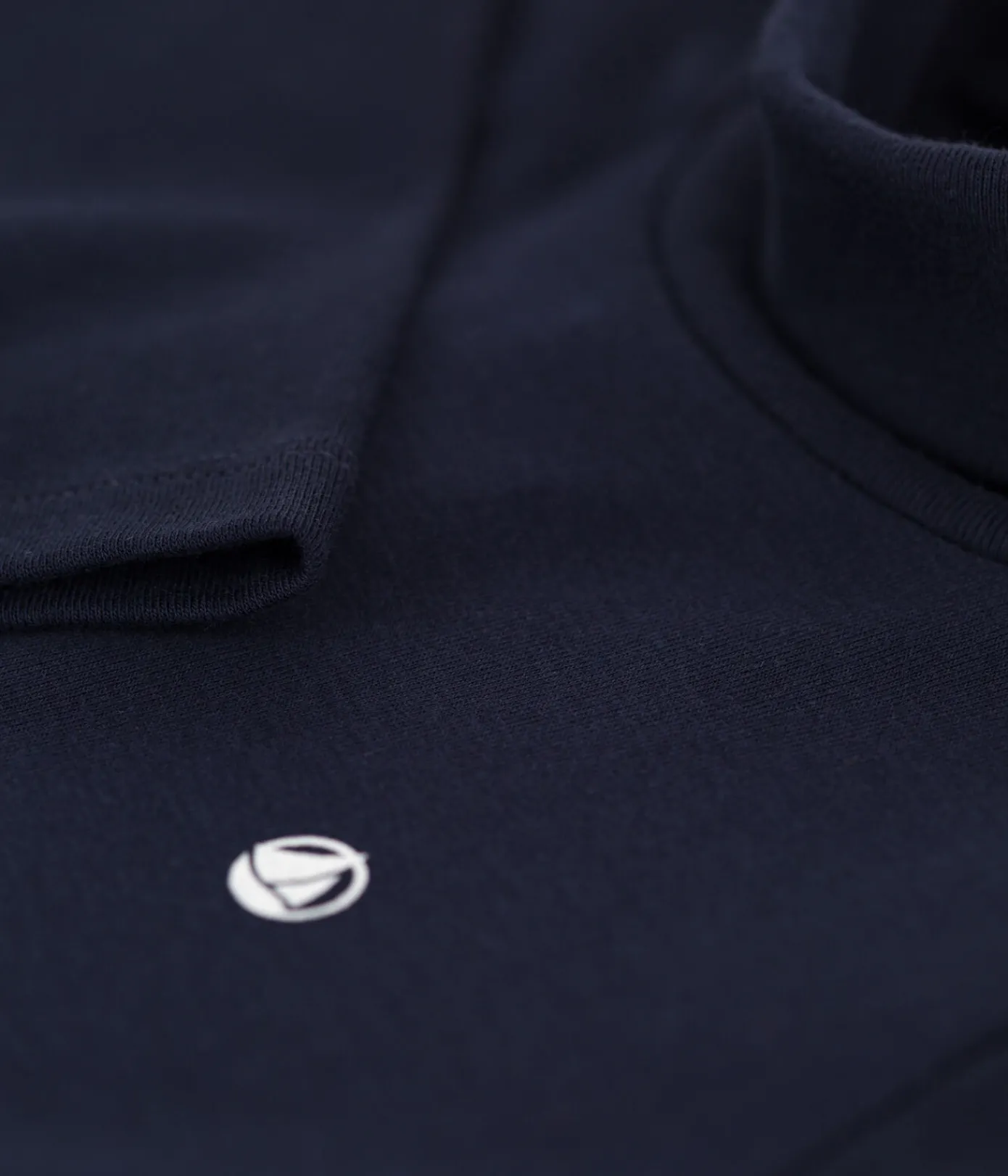 Petit Bateau T-Shirts, Poloshirts, Hemden|T-Shirts, Tops, Oberteile*Kinder-Rollkragenshirt aus Baumwolle blau SMOKING