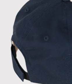Petit Bateau Accessoires, Mützen, Caps*Kinder-Schirmmütze aus Baumwolle weiss AVALANCHE/blau SMOKING