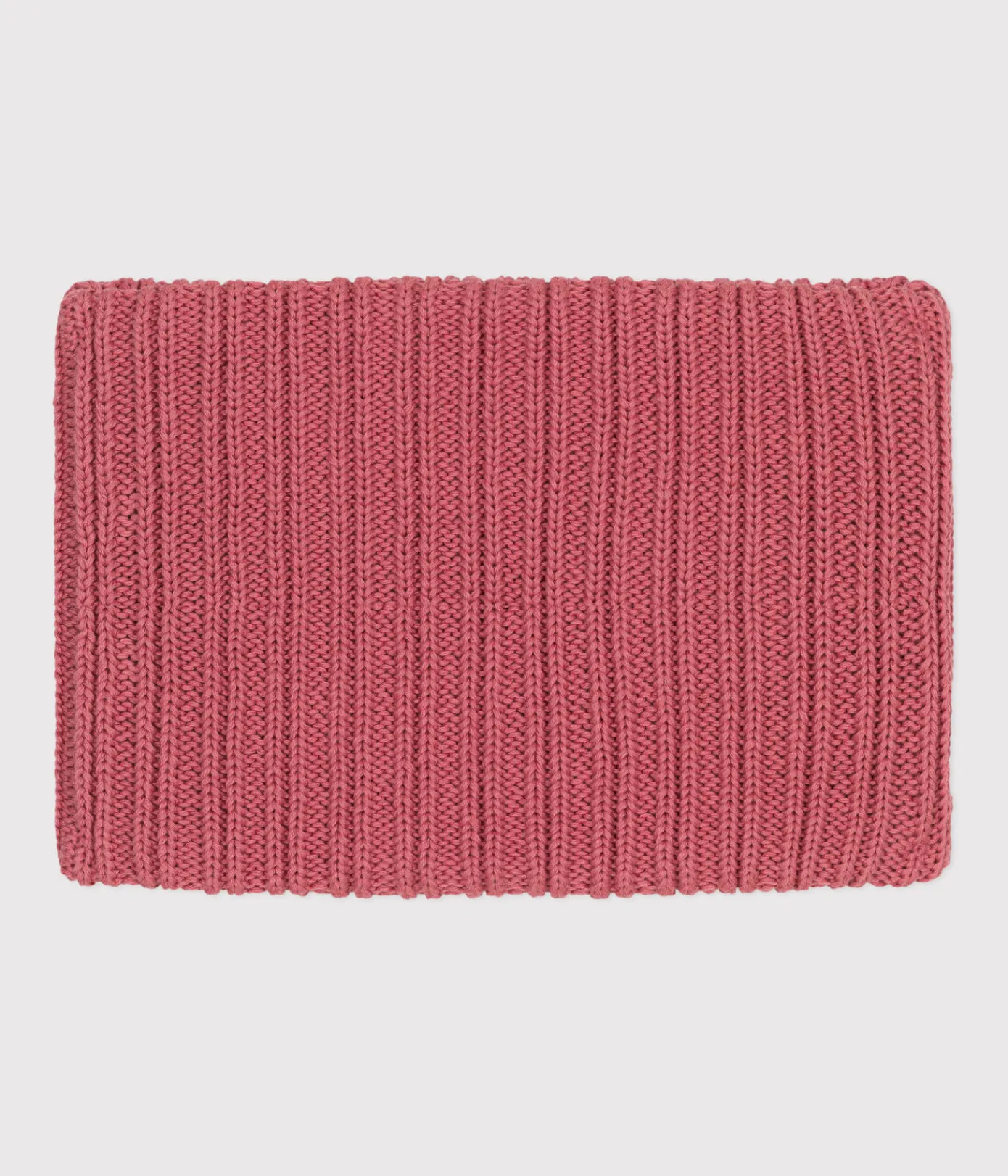 Petit Bateau Accessoires, Mützen, Caps*Kinder-Schlauchschal aus Strick mit Fleece-Futter rosa ROSEWOOD