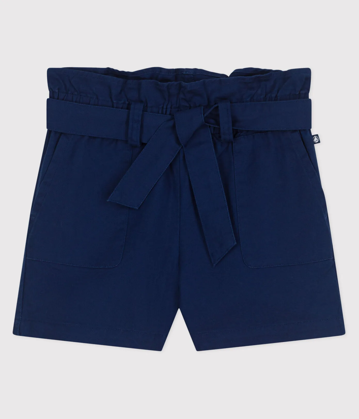 Petit Bateau Shorts, Hosen, Leggings*Kinder-Shorts aus einfarbiger Baumwolle blau MEDIEVAL