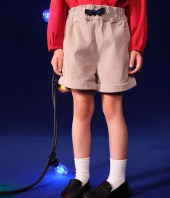 Petit Bateau Shorts, Hosen, Leggings*Kinder-Shorts aus Fein-Cord für Mädchen HUITRE