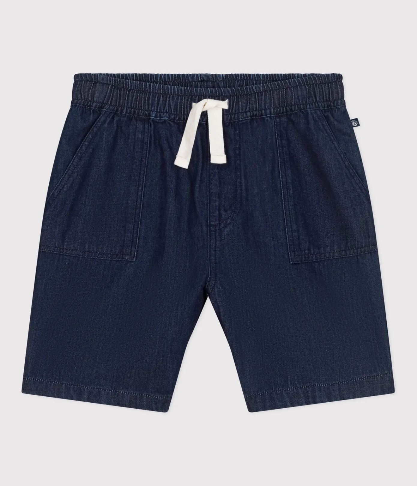 Petit Bateau Shorts, Hosen, Leggings*Kinder-Shorts aus leichtem Denim für Mädchen blau DENIM