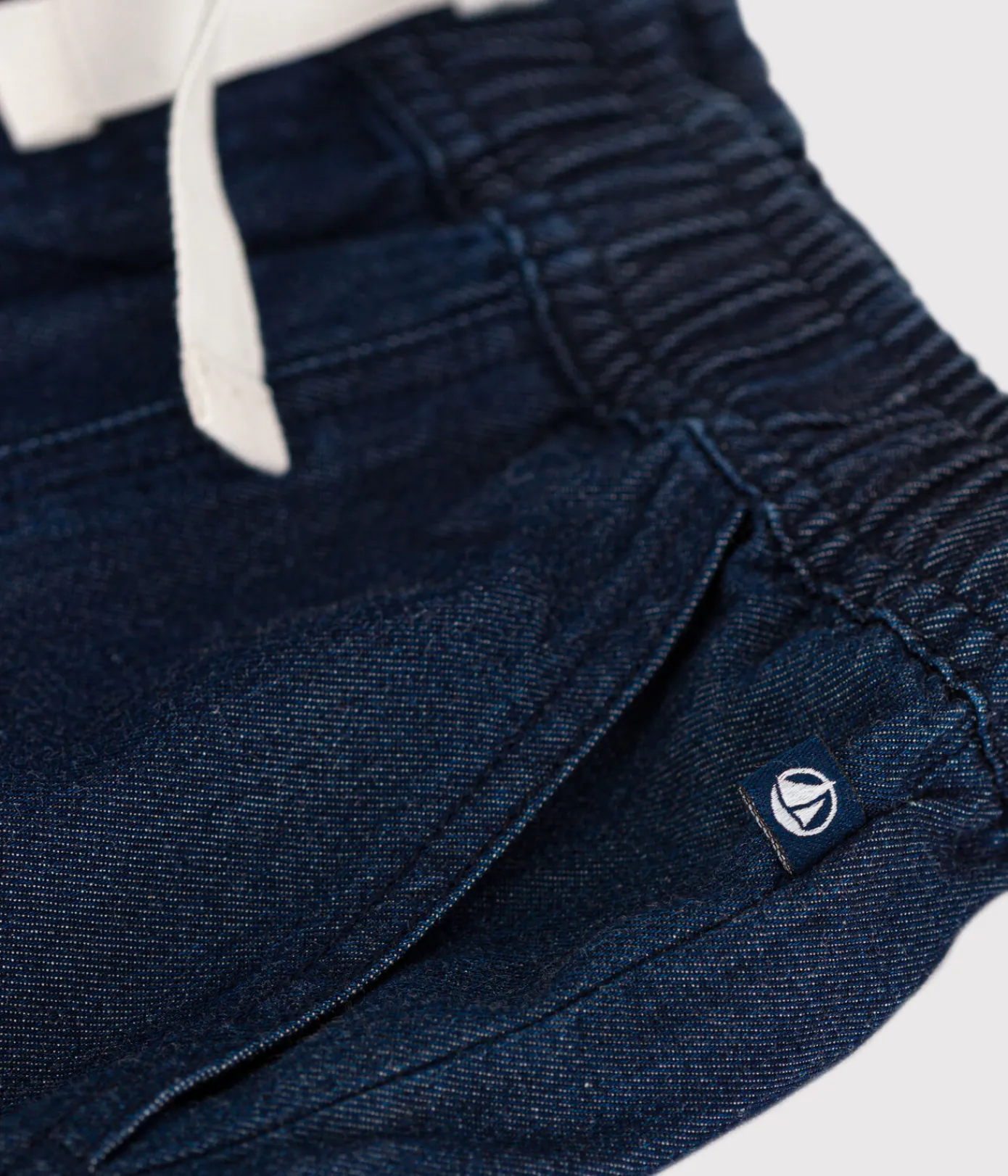 Petit Bateau Shorts, Hosen, Leggings*Kinder-Shorts aus leichtem Denim für Mädchen blau DENIM