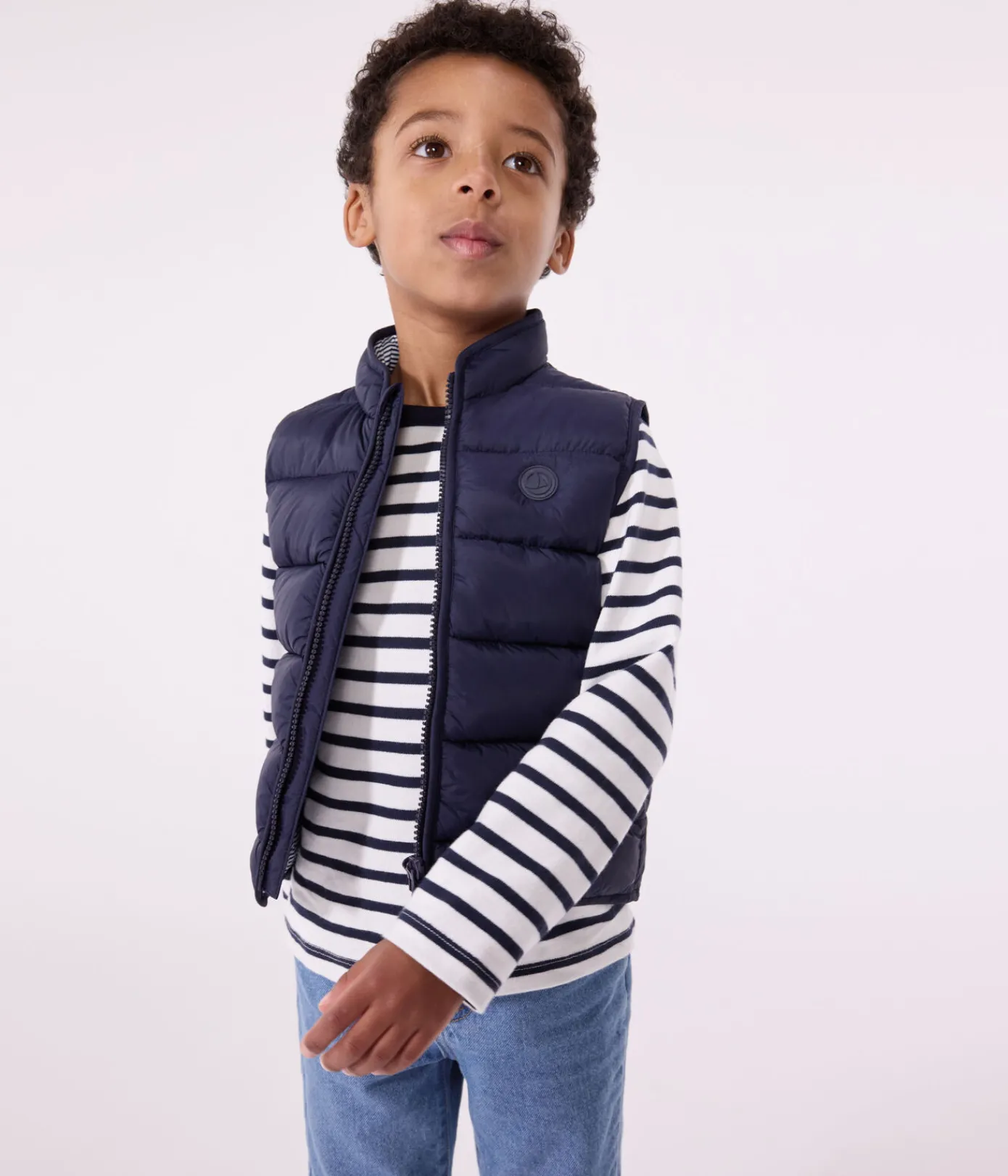 Petit Bateau Mäntel, Jacken, Regenjacken|Mäntel, Jacken, Regenjacken*Kinder-Steppweste blau SMOKING