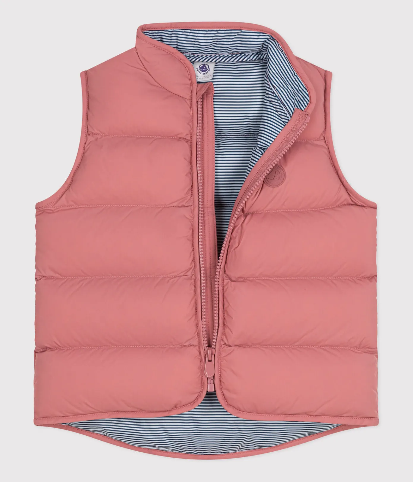 Petit Bateau Mäntel, Jacken, Regenjacken*Kinder-Steppweste rosa ROSEWOOD