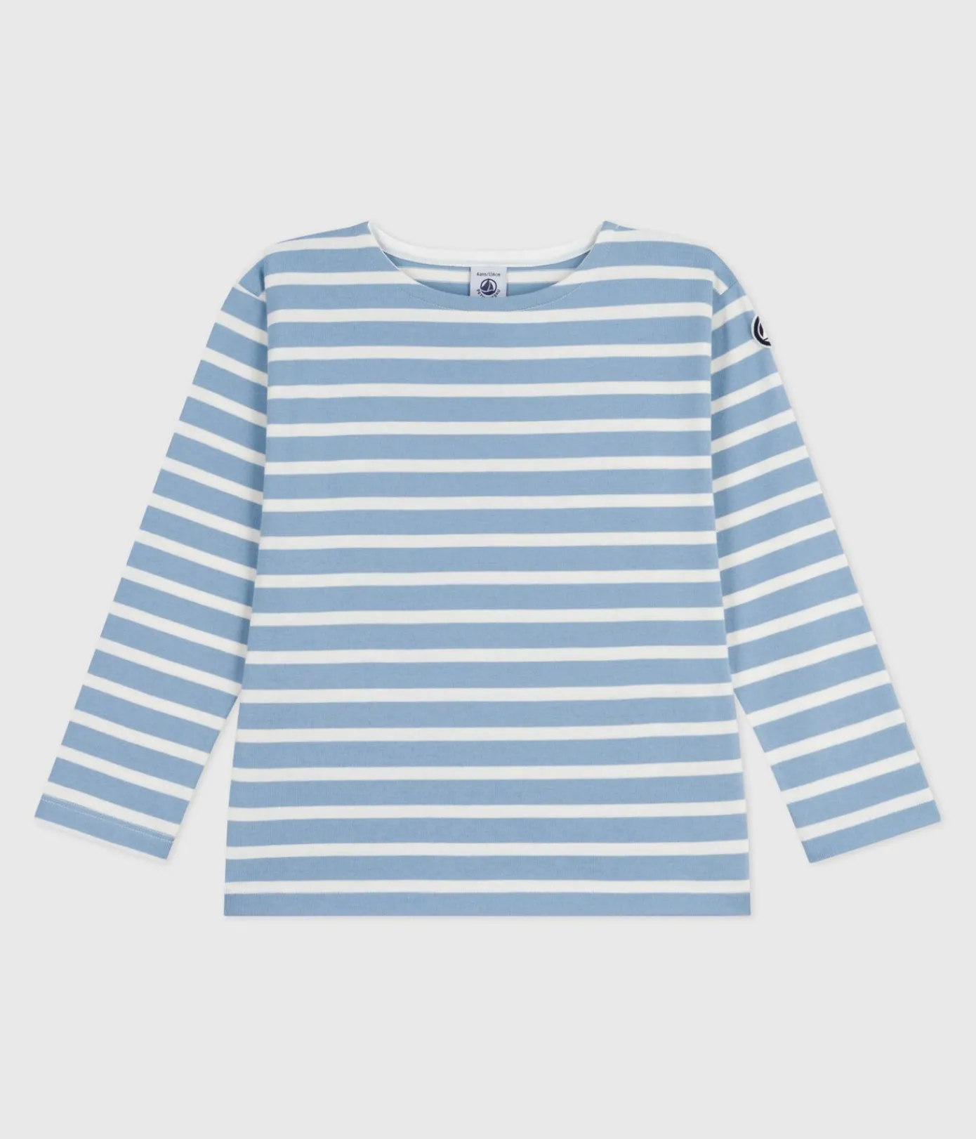 Petit Bateau Sweatshirts, Pullover, Cardigans|Sweatshirts, Pullover, Cardigans*Kinder-Streifenshirt blau ADRIATIC/ MILK