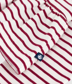 Petit Bateau Sweatshirts, Pullover, Cardigans*Kinder-Streifenshirt ROT MILK/ AMARANTE