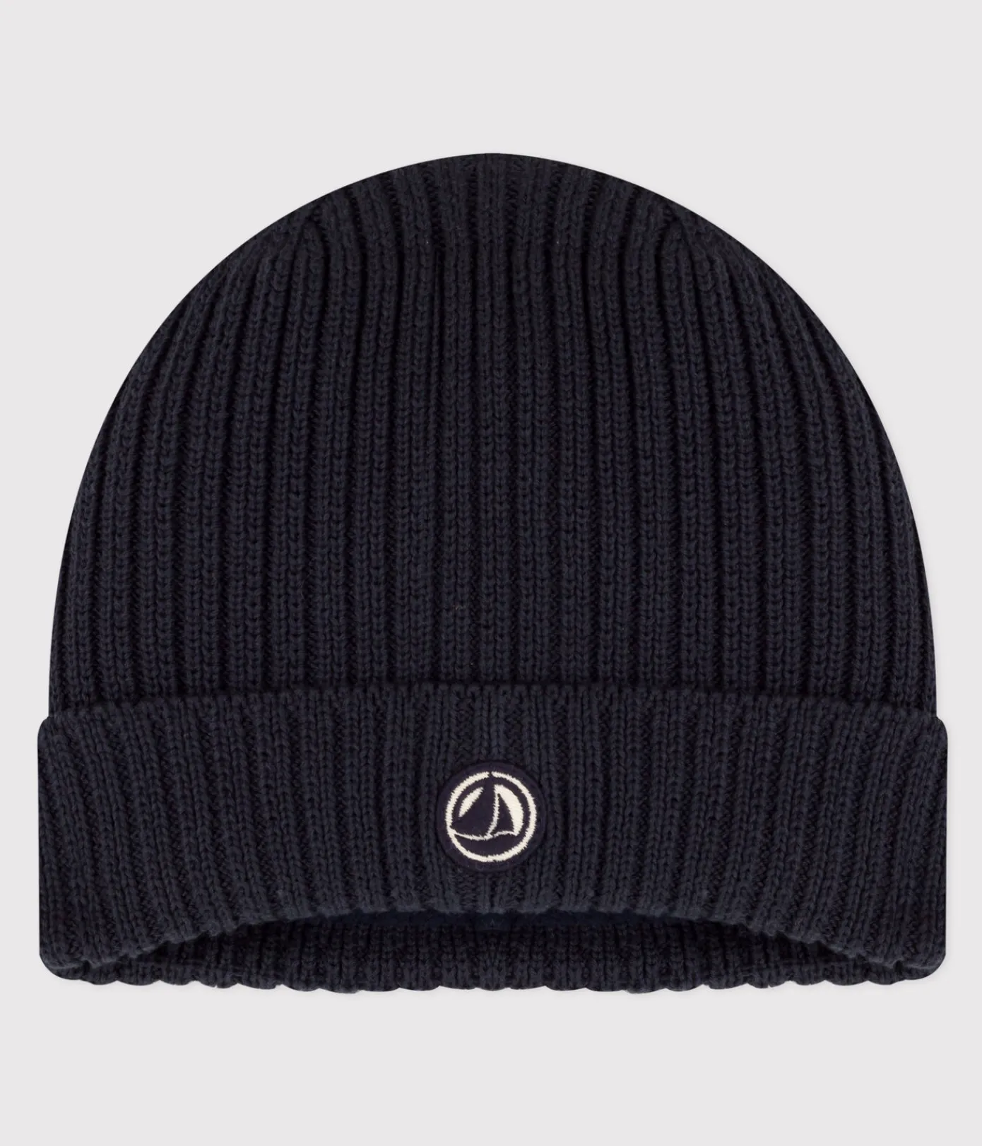 Petit Bateau Accessoires, Mützen, Caps*Kinder-Strickmütze mit Fleece gefüttert blau SMOKING