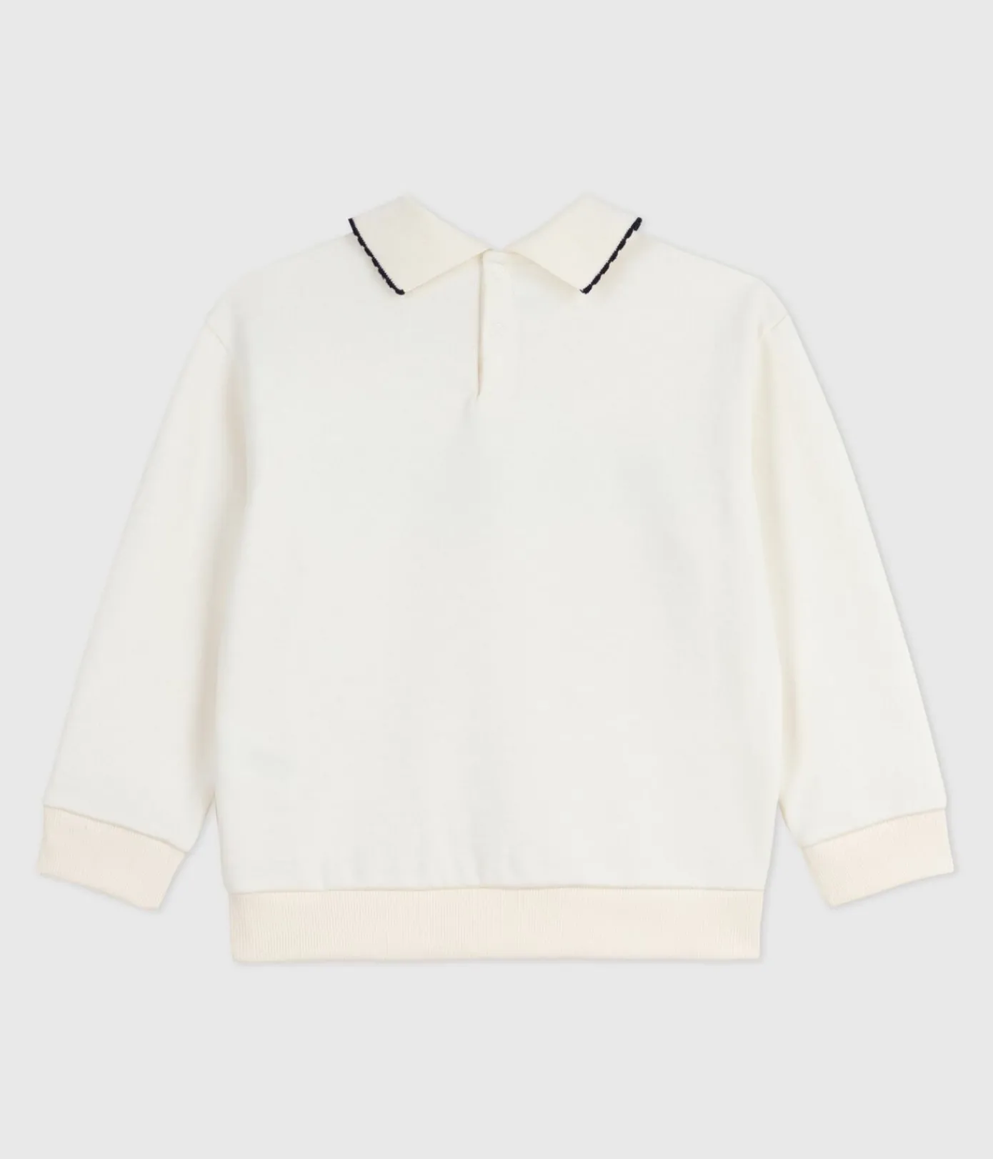 Petit Bateau Sweatshirts, Pullover, Cardigans*Kinder-Sweatshirt aus bedruckter Baumwolle naturfarben MILK