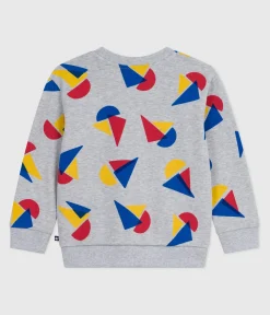 Petit Bateau Sweatshirts, Pullover, Cardigans*Kinder-Sweatshirt aus bedruckter Baumwolle FUMEE/ MULTICO