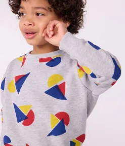Petit Bateau Sweatshirts, Pullover, Cardigans*Kinder-Sweatshirt aus bedruckter Baumwolle FUMEE/ MULTICO