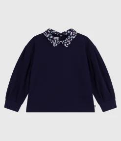 Petit Bateau Sweatshirts, Pullover, Cardigans*Kinder-Sweatshirt aus einfarbiger Baumwolle SOIR