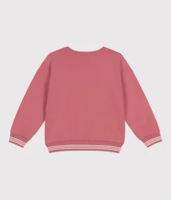 Petit Bateau Sweatshirts, Pullover, Cardigans|Sweatshirts, Pullover, Cardigans*Kinder-Sweatshirt aus Molton für Mädchen und Jungen rosa ROSEWOOD