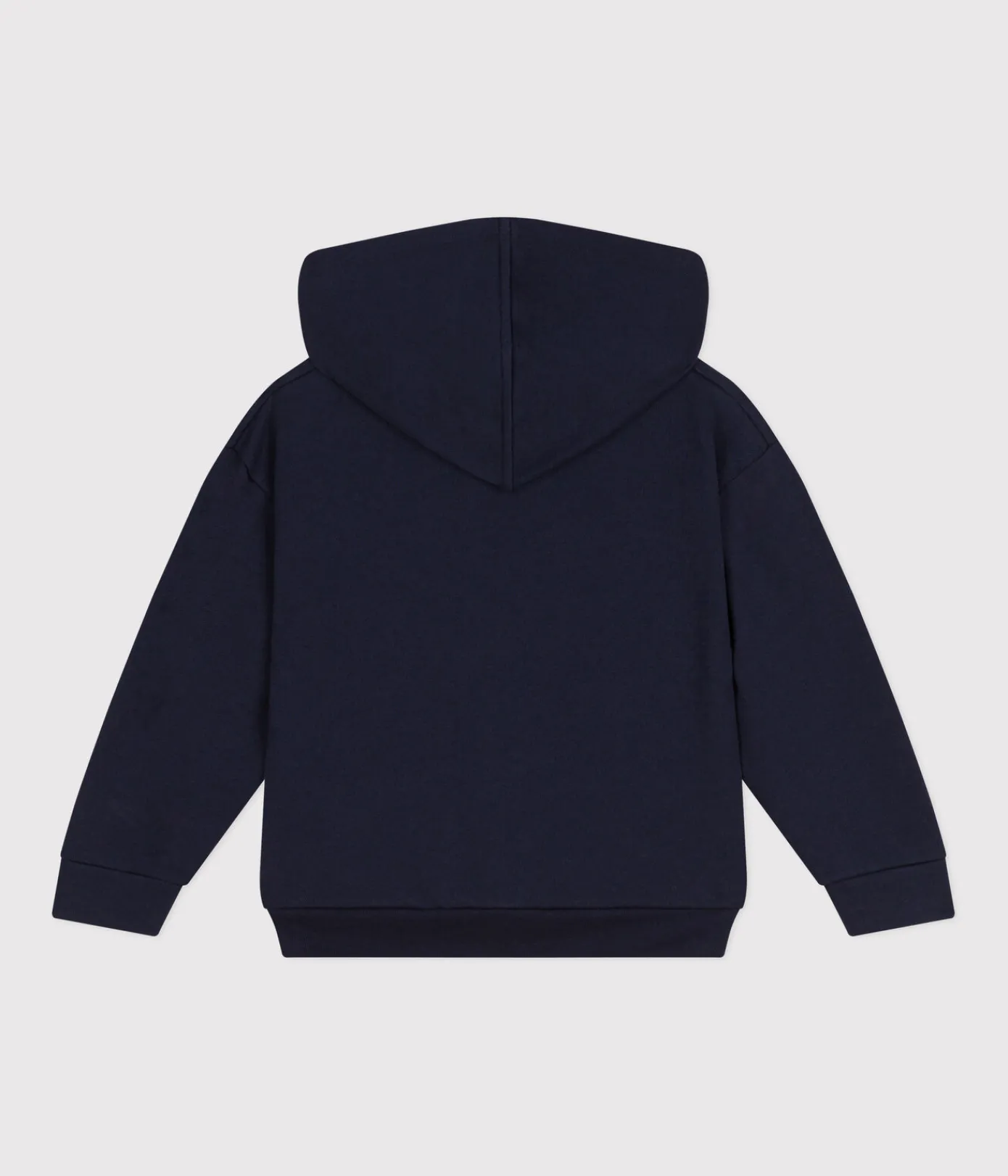 Petit Bateau Sweatshirts, Pullover, Cardigans*Kinder-Sweatshirt mit Reißverschluss und Kapuze aus Molton für Mädchen blau SMOKING