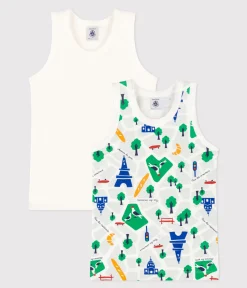 Petit Bateau Unterhemden, Tanktops|T-Shirts, Poloshirts, Hemden*Kinder-Tanktops aus Baumwolle im 2er-Set variante 1