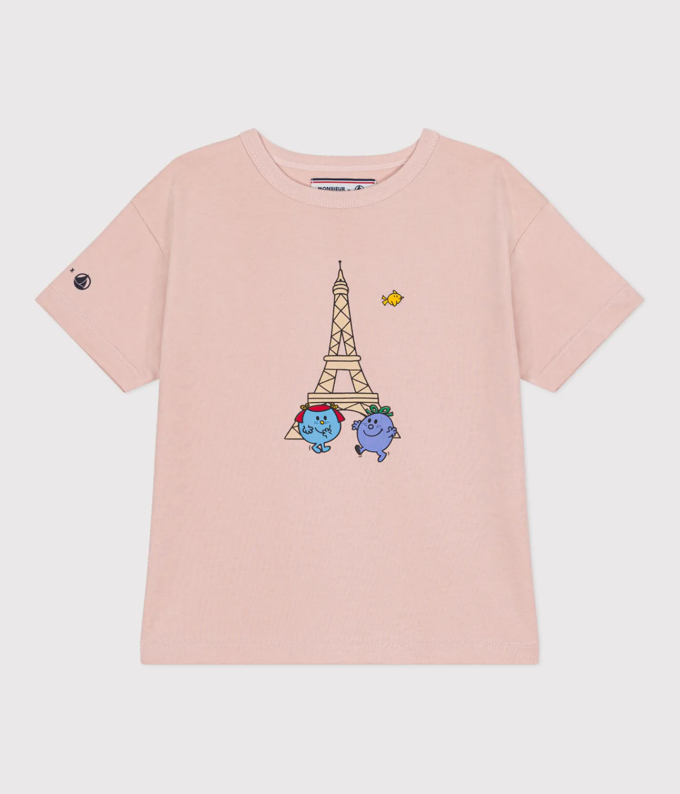 Petit Bateau T-Shirts, Tops, Oberteile*Kinder-T-Shirt Mr. Men und Little Miss aus Baumwolle rosa SALINE