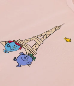 Petit Bateau T-Shirts, Tops, Oberteile*Kinder-T-Shirt Mr. Men und Little Miss aus Baumwolle rosa SALINE