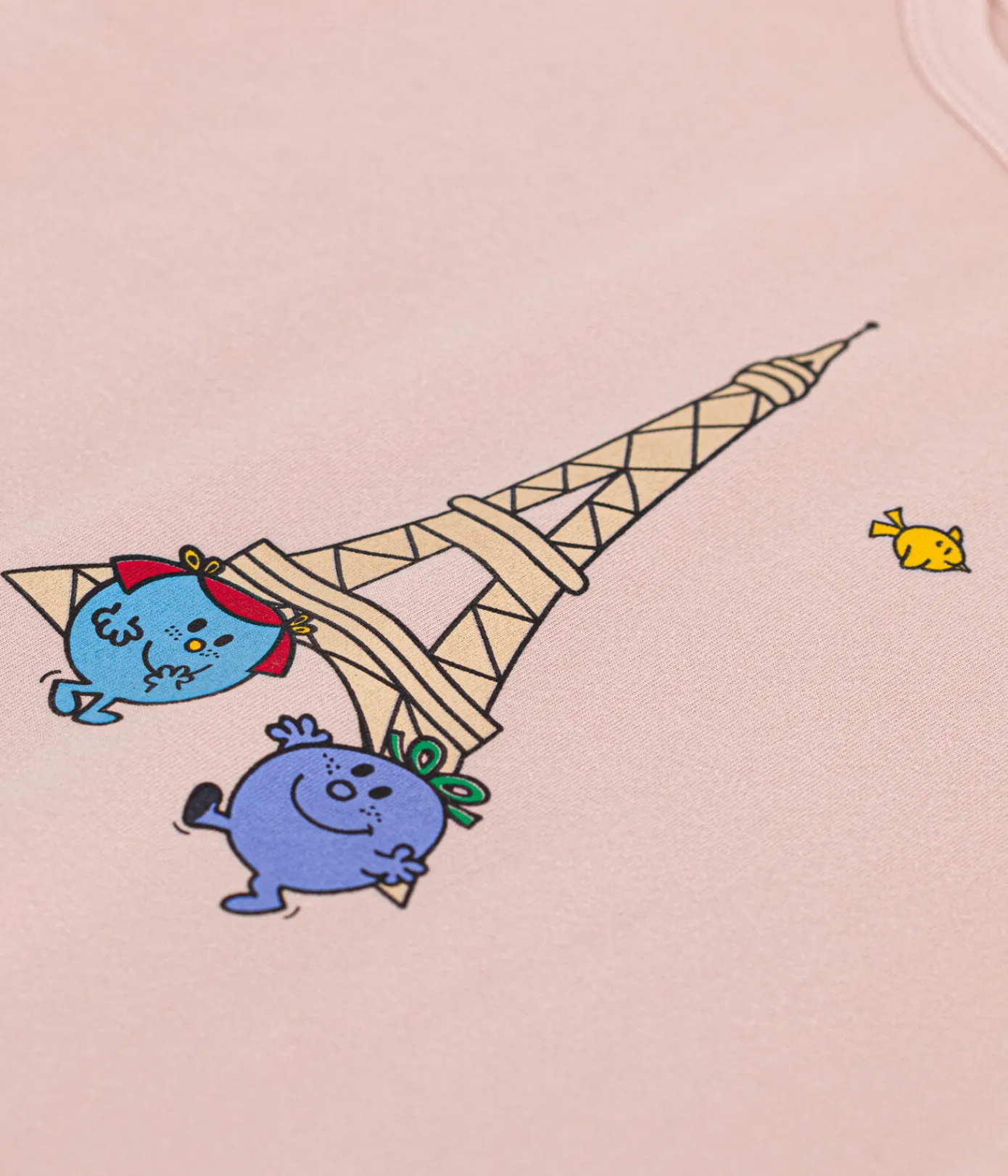 Petit Bateau T-Shirts, Tops, Oberteile*Kinder-T-Shirt Mr. Men und Little Miss aus Baumwolle rosa SALINE
