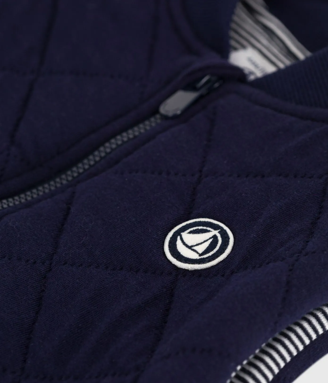 Petit Bateau Mäntel, Jacken, Regenjacken|Mäntel, Jacken, Regenjacken*Kinder-Weste aus einfarbiger Baumwolle SOIR