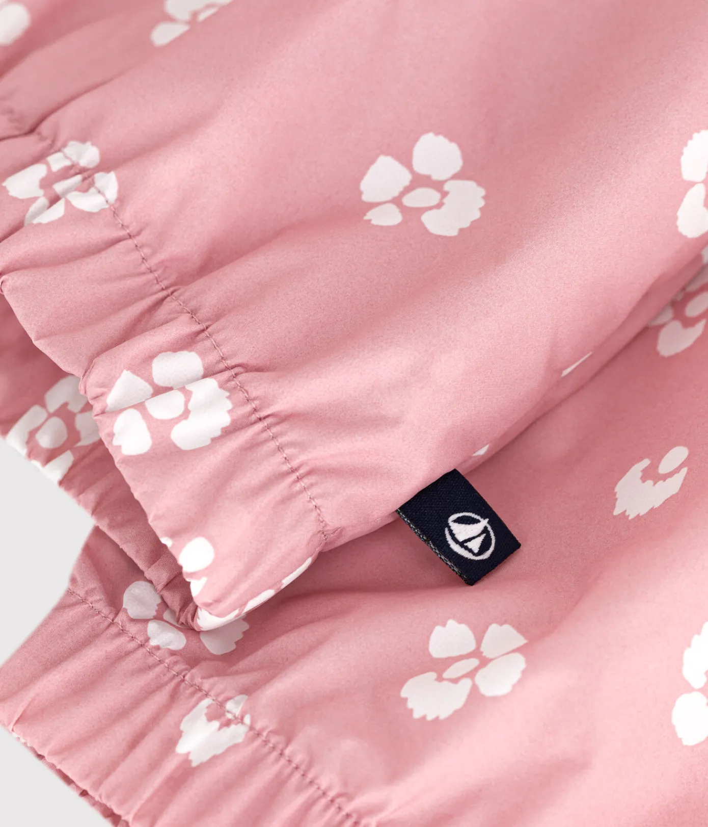 Petit Bateau Mäntel, Jacken, Regenjacken*Kinder-Windjacke mit Blumenmuster rosa CHARME/weiss MARSHMALLOW