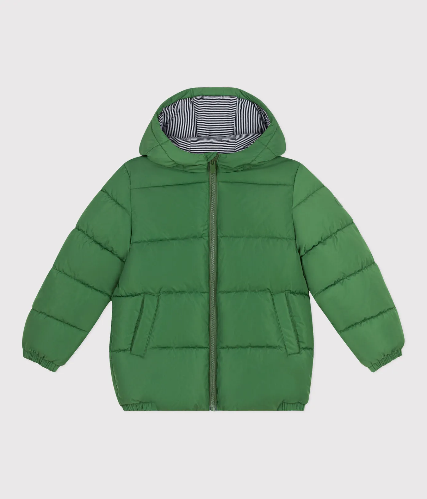 Petit Bateau Mäntel, Jacken, Regenjacken*Kinder-Winterjacke für Mädchen und Jungen grün PALMERAIE