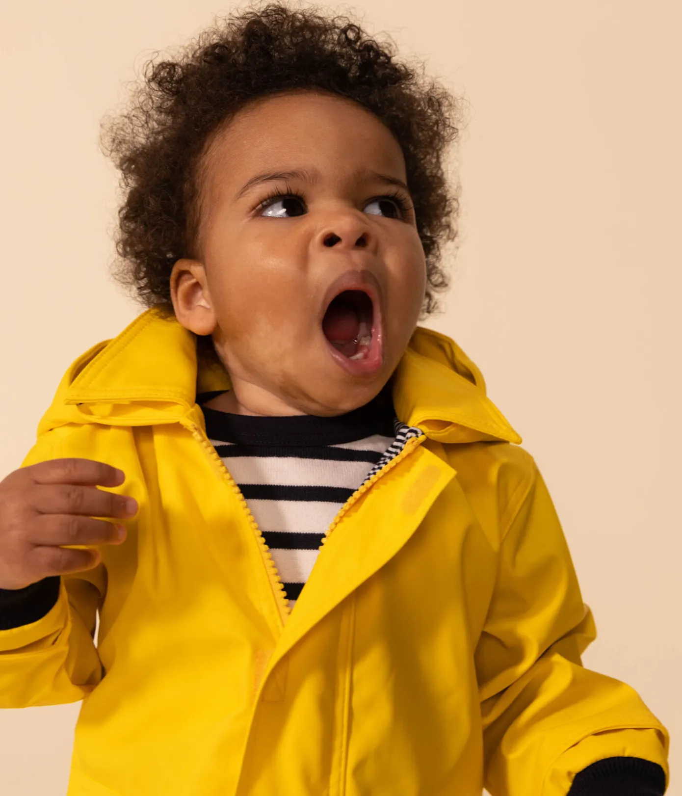 Petit Bateau Jacken, Anoraks*Klassische Baby-Regenjacke gelb JAUNE