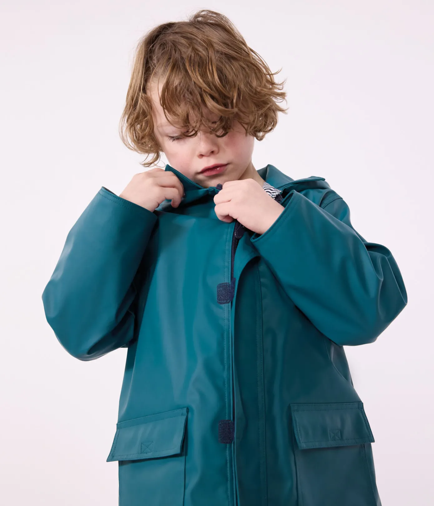 Petit Bateau Mäntel, Jacken, Regenjacken|Mäntel, Jacken, Regenjacken*Klassische Kinder-Regenjacke für Jungen grün DRAGONFLY