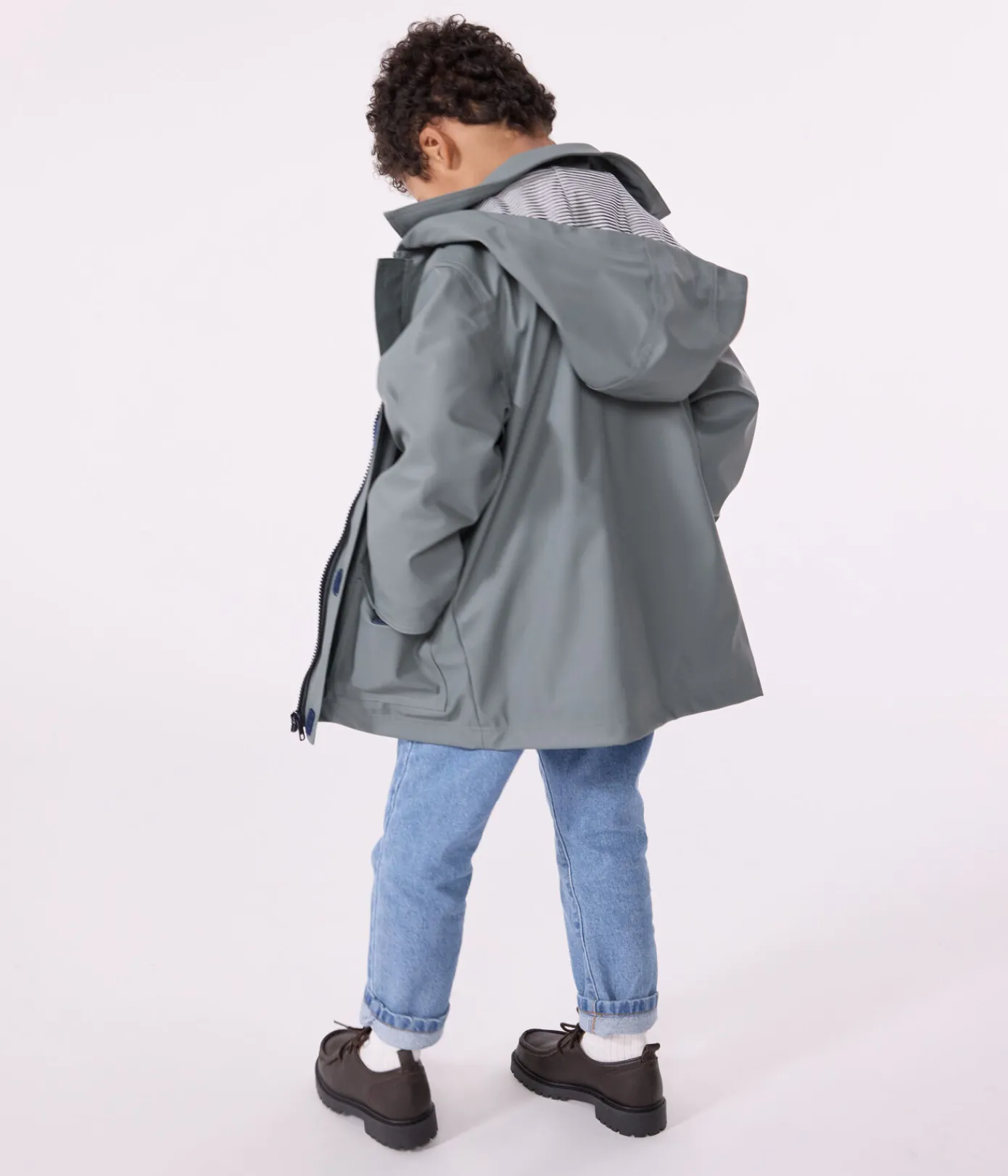 Petit Bateau Mäntel, Jacken, Regenjacken|Mäntel, Jacken, Regenjacken*Klassische Kinder-Regenjacke für Mädchen und Jungen grün THUYA