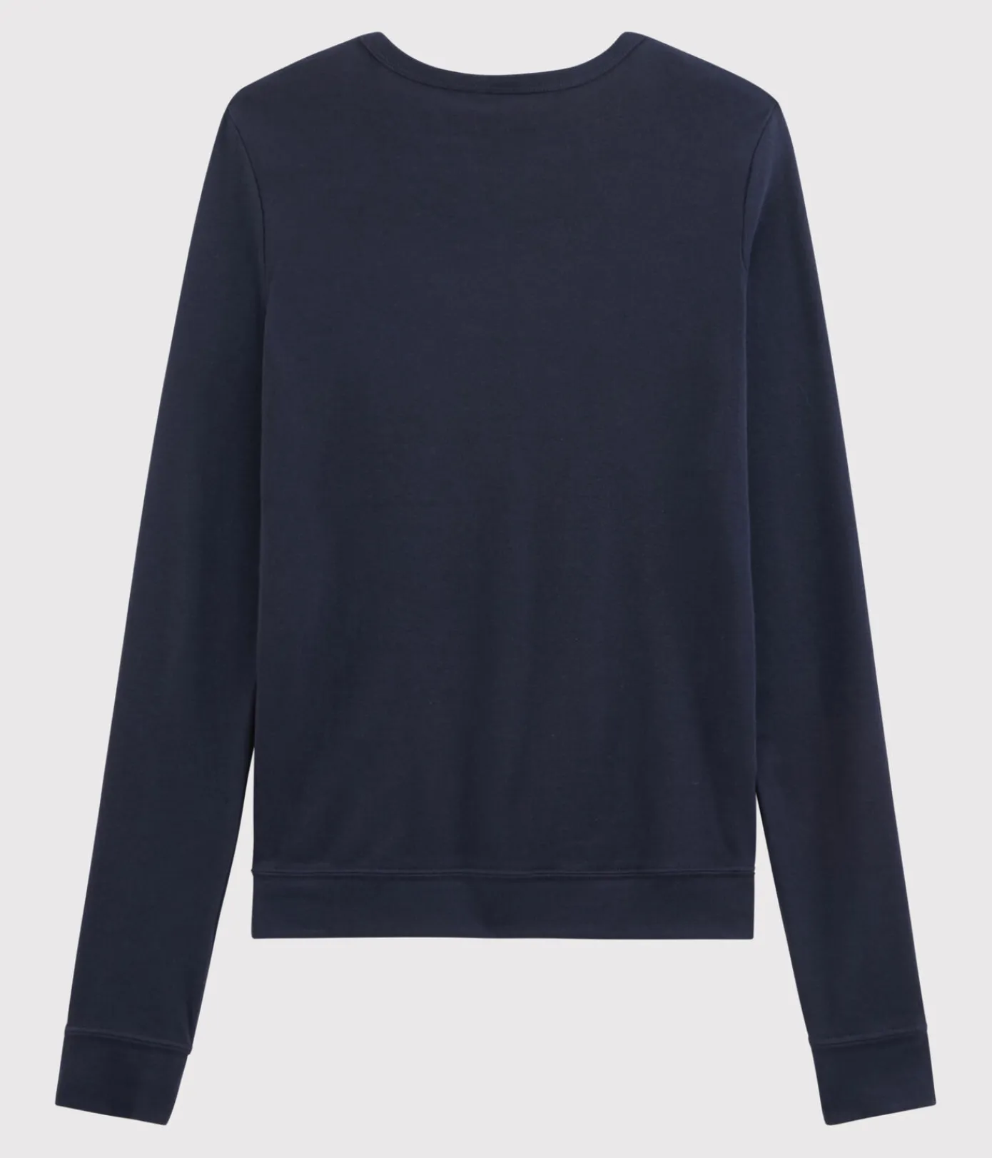 Petit Bateau Homewear|Streifenshirts, Pullover, Cardigans*Klassischer Baumwoll-Cardigan für Damen blau SMOKING