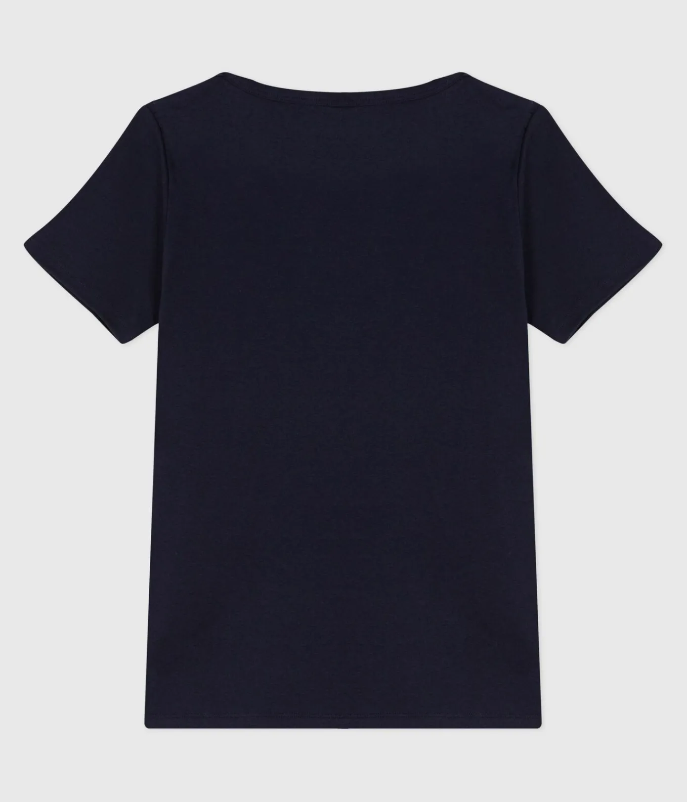 Petit Bateau Alle T-Shirts|Das Ikonische (Slim)*Kultiges Damen-T-Shirt mit Admiralskragen aus Baumwolle blau SMOKING