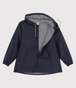 Petit Bateau Herren|Jacken, Mäntel*Kurzer Damen-Regenmantel blau SMOKING