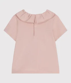 Petit Bateau T-Shirts, Oberteile*Kurzärmelige Baby-Bluse aus Jersey rosa SALINE