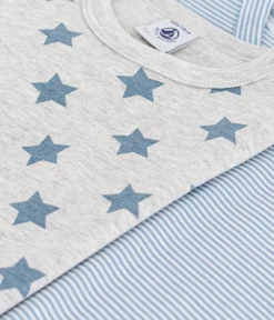 Petit Bateau Unterhemden, Tanktops|T-Shirts, Poloshirts, Hemden*Kurzärmelige Kinder T-Shirts aus Baumwolle mit Sternmotiv variante 1