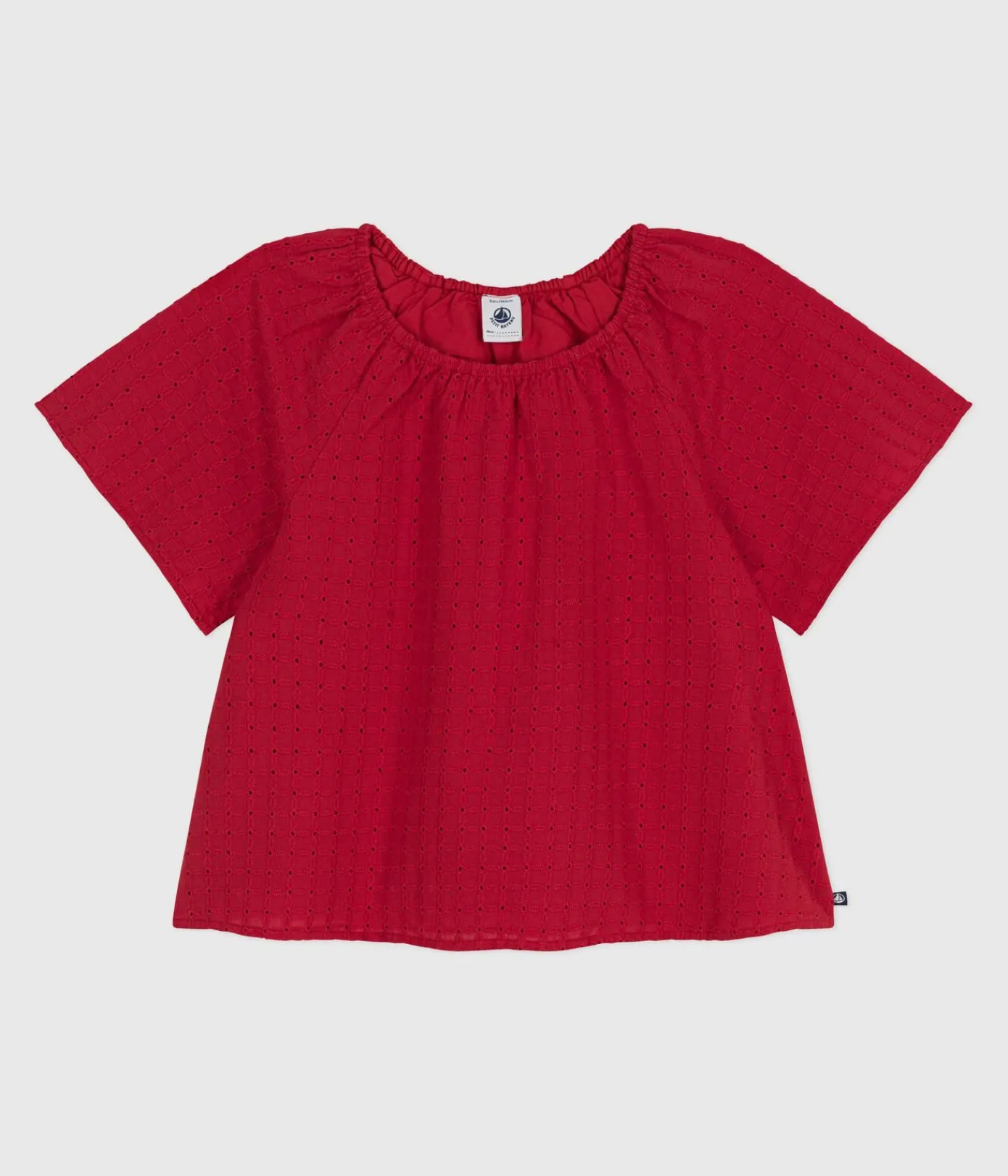 Petit Bateau T-Shirts, Tops, Oberteile*Kurzärmelige Kinder-Bluse mit Blumenmuster SPI