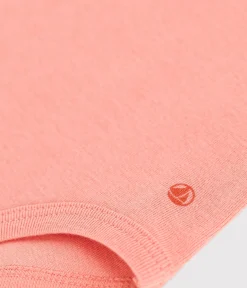 Petit Bateau T-Shirts, Oberteile*Kurzärmeliger Baby-Body aus einfarbiger Baumwolle orange ABRICOT