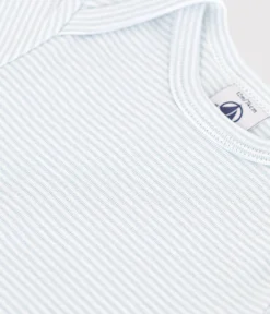 Petit Bateau Bodys*Kurzärmeliger Baby-Body aus Baumwolle mit Print GOMME/ MARSHMALLOW