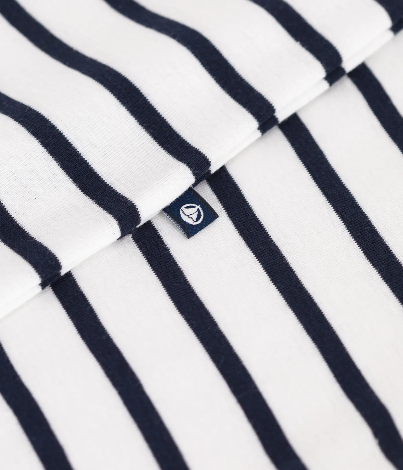 Petit Bateau Sets, Overalls & Latzhosen*Kurzärmeliger Baby-Kurzoverall aus Baumwolle mit Streifen und farblich abgesetztem Kragen. weiss MARSHMALLOW/blau SMOKING