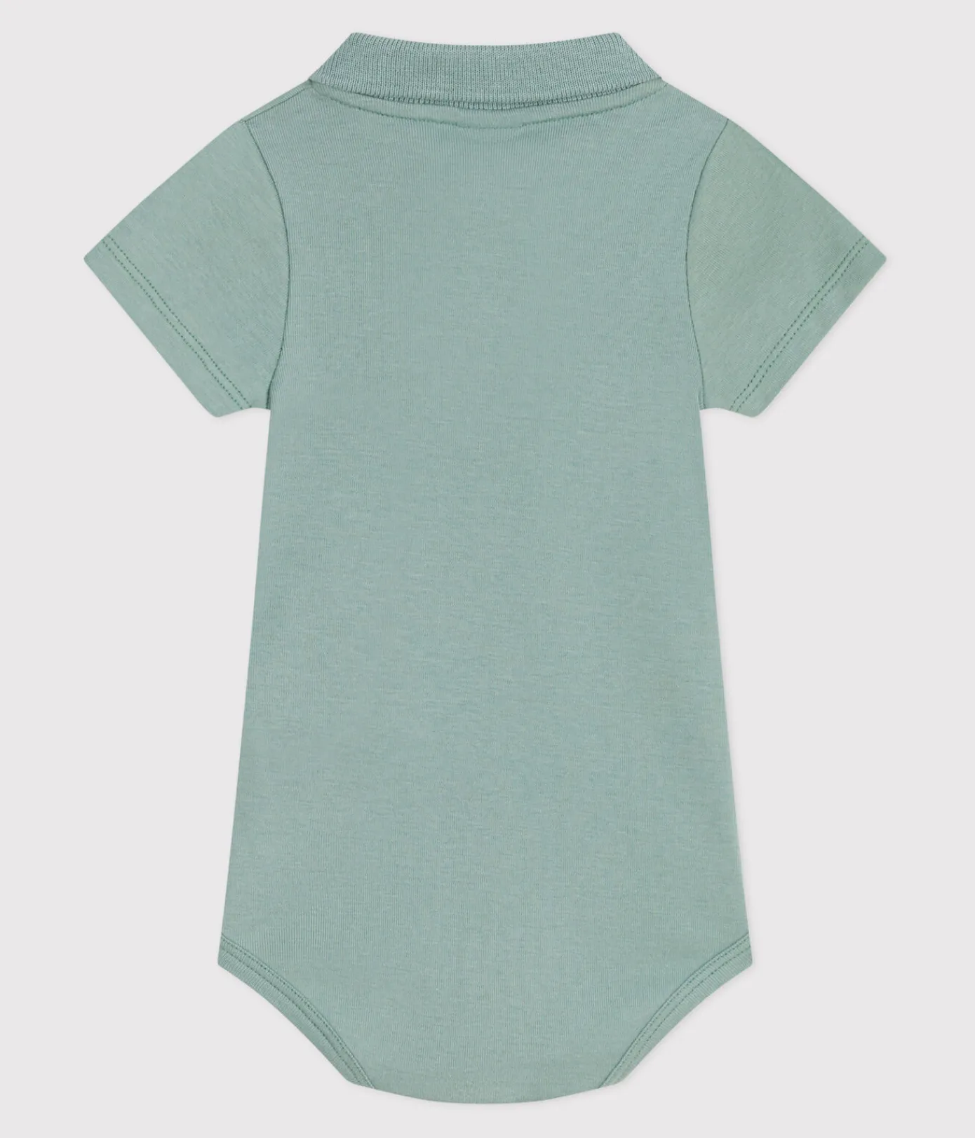 Petit Bateau T-Shirts, Oberteile*Kurzärmeliger Body aus einfarbiger Baumwolle grün PAUL