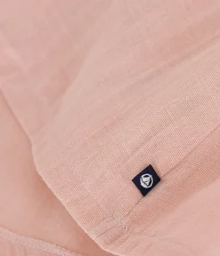 Petit Bateau Kleider*Kurzärmeliges Babykleid aus dickem Jersey und Musselin SALINE/ DELHI