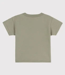 Petit Bateau T-Shirts, Oberteile*Kurzärmeliges Baby-T-Shirt aus Jersey mit Motiv grün MARECAGE