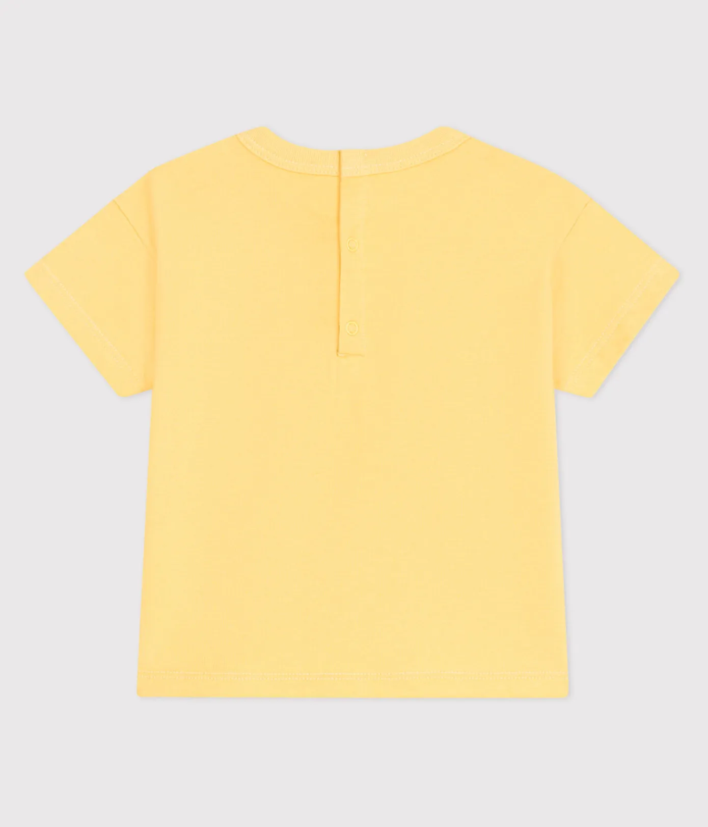 Petit Bateau T-Shirts, Oberteile*Kurzärmeliges Baby-T-Shirt aus einfarbiger Baumwolle gelb ORGE