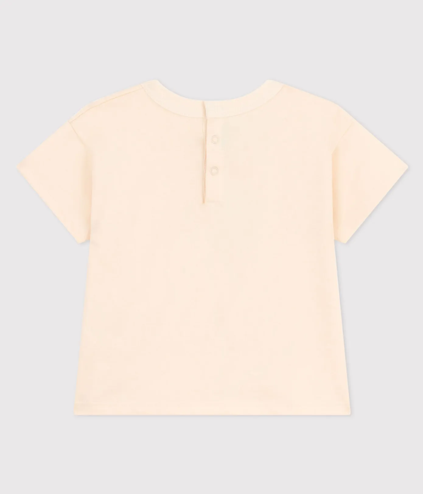 Petit Bateau T-Shirts, Oberteile*Kurzärmeliges Baby-T-Shirt aus leichtem Jersey naturfarben AVALANCHE