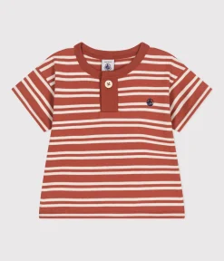 Petit Bateau T-Shirts, Oberteile*Kurzärmeliges Baby-T-Shirt aus Jersey FAMEUX/ AVALANCHE