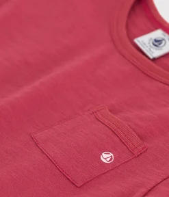 Petit Bateau T-Shirts, Oberteile*Kurzärmeliges Baby-T-Shirt aus geflammtem Jersey. rosa PAPI